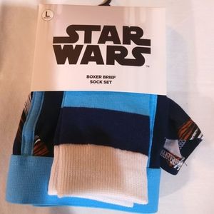 🌷STAR WARS Boxer Brief & Crew Socks